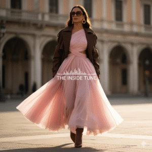 Power of Pink and Brown Europe’s 2025 fashion| best look Theinsidetune
