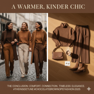 Chocolate Brown Europe Fashion 2025| Best by Theinsidetune